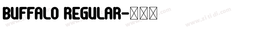Buffalo Regular字体转换